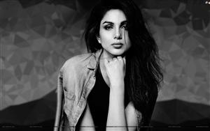 Stunning Monica Gill in a monochrome shot